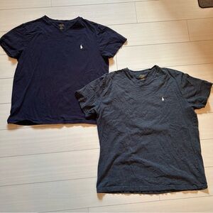 Men’s Large Polo Ralph Lauren T-Shirts - Set of 2